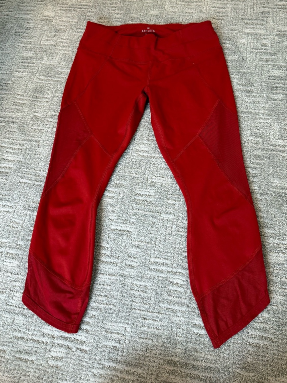 Athleta Red Leggings